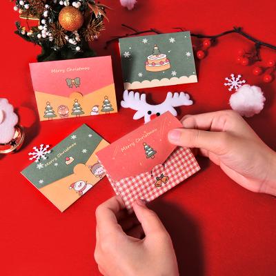 China Europe Christmas Gifts Cartoon Creative Merry Christmas Greeting Card in Bull and Set for sale