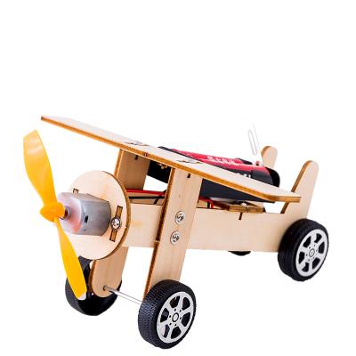 China DIY Toy Set Amazon Educational Hot Selling Diy Technology Sliding Model Aircraft Motor Model Aircraft For Kids Science Experiments for sale