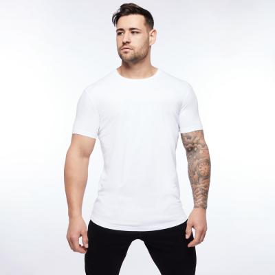 China 2021 New Arrival High Performance Men's Fitness Clothing Gym T-shirt Cotton Custom Dry Fit Clothes for sale