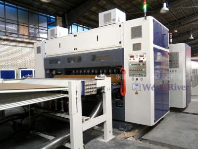 China Corrugated Package Computer Controlled Thin Blade AC Servo Slitter-Scorer | Zero Scoring Distance Option for sale