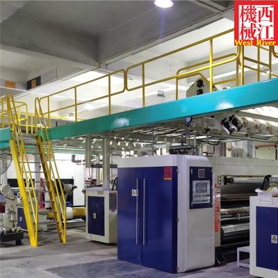 China High Production 3-ply Corrugated Cardboard Production Machines Max. Working Width 2200mm for sale