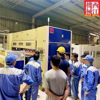 China WEST RIVER Backhoff Cruise Control System for 7Layer Full Corrugator Package Machines for sale