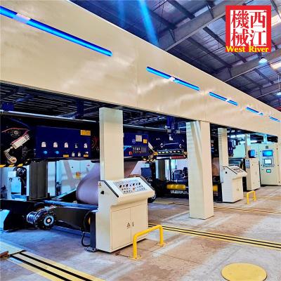 China Fully-Automatic 5 ply Corrugated Cardboard Production Line Complete Corrugator Carton Box Making Machines CE Standard for sale