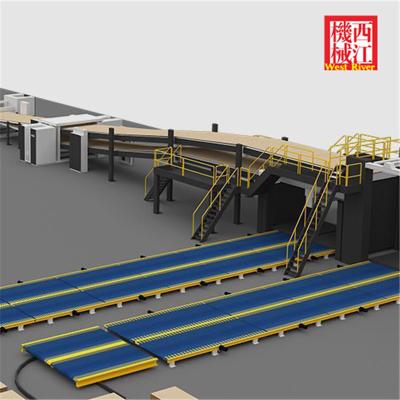 China WJ200 Series Fully Automatic 5Ply Corrugated Cardboard Production Line Cardboard Carton Manufacturing Machine en venta