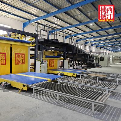 China 5Ply Fully Automatic Corrugated Cardboard Production Line | ERP System | Servo Control | Energy Saving for sale