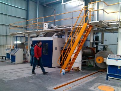 China WJ80 Series 2Ply Single Face Board Complete Paper Corrugator Machines en venta