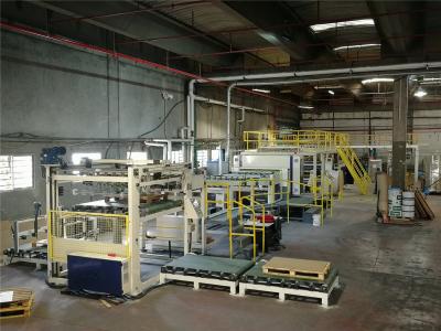 China Model Project: 2Ply Corrugated Single Face Cardboard Corrugators Equipment Full-Auto Down Stacker en venta