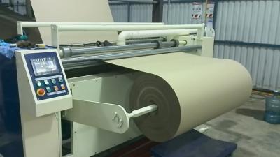 China Automatic Rewinder - Single Face Cardboard Rewinding Machine - Corrugated 2Ply Paper Roll Rolling en venta