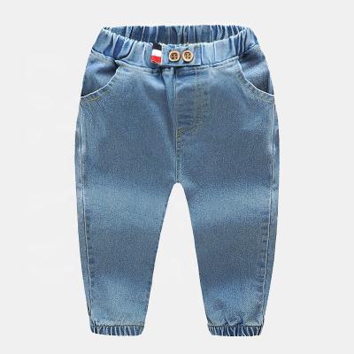 China CJ006 Wholesale Breathable Kids Waist Stretch Stretch Jeans Kids Jeans Pants For Children Kids Jeans Kids for sale