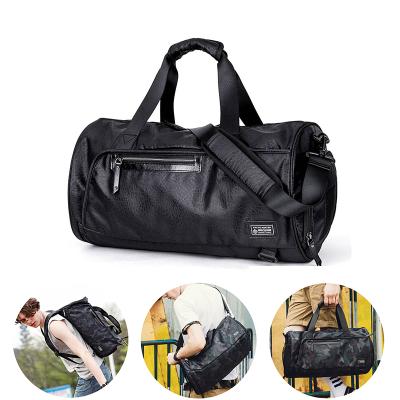 China 2022 Custom Outdoor Sports Fitness Gym Bag With Shoe Compartment Travel Shoulder Weekender Overnight Duffel Bag With Logo Gym Backpack for sale