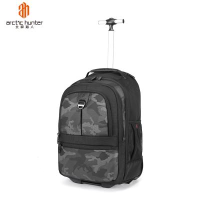 China 2020 Wholesale Waterproof Backpack With Wheels Laptop Compartment School Custom Business Trolley Laptop Traveling Waterproof Backpack for sale