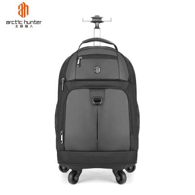 China 2021 Factory Wholesale 4 Wheels 20 Inch Cabin Laptop Trolley Backpack Smart Anti-theft Waterproof Backpack Men Universal for sale