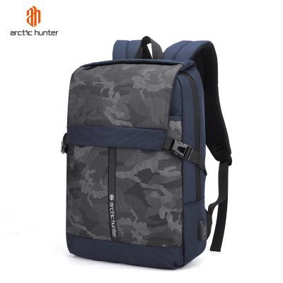 China With Hunter Laptop Backpack Camouflage Mochilas Escolares USB Charging Waterproof Bag 2020 Smart USB Backpack Men Men Arctic for sale