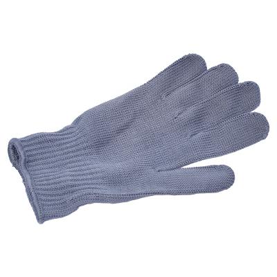 China Polyester + Stainless Steel Fast Delivery Safety Gloves Polyester XL Fish Net Cut Anti Fish Net Gloves for sale