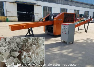 China Spunbond Nonwoven Rag Cutting Machine Face Mask Raw Materials Fabric Shredder for sale