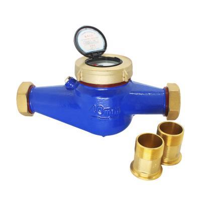 China High Quality Class B Anti-clogging Brass Multi-jet Water Meter Best Price Brass Water Meter For Household for sale