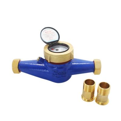 China High Quality Brass Water Gauge Wire ISO4064 Cold Water Class B 100% Tested Water Flow Meter For Household for sale