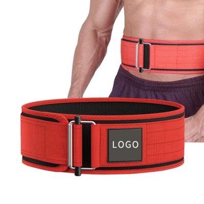 China Custom Waist Back Weightlifting Workout Belt Fitness Powerlifting Gym Powerlifting Lever Belt Squat Belt for sale