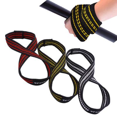 China Heavy Support Workout Weightlifting Training Protector Wrist Band Silicone Wrist Wraps for sale