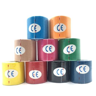 China Wholesale Waterproof Sports Safety Therapy Muscle Physiotherapy Orthopedics Support Cotton Kinesiology Tape for sale