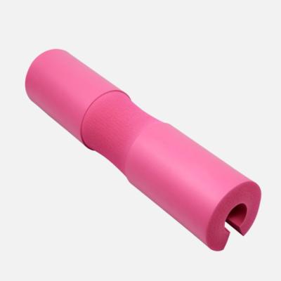 China Customized Logo Pink Shoulder Foam Barbell Durable Weightlifting Protective Squat Pad for sale