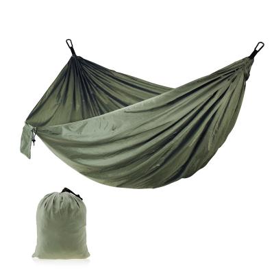 China Durable Hiking Camping Cycling Swing Outdoor Waterproof Hanging Double Hammock With Mosquito Net for sale