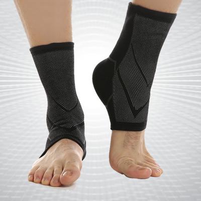 China Adjustable Elasticity Breathable Compression Elastic Nylon Foot Ankle Brace for sale