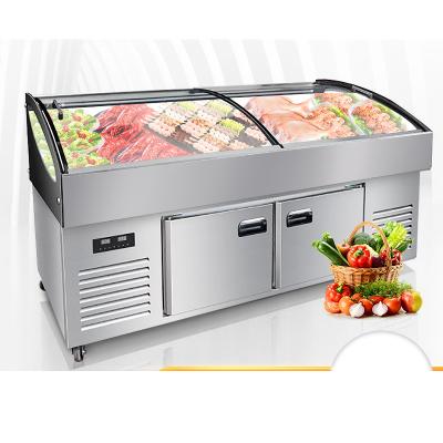 China Dual-temperature High Cost Performance Large Capacity Dual Temperature Stainless Steel Freezer for sale