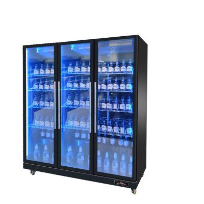 China Single-temperature Limited Time Discounts Fan Cooling Method Multi-door Structure High Capacity Beverage Beer Cooler Portable Fridge for sale