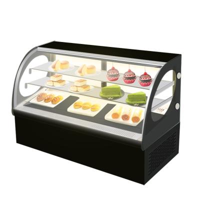 China Single-temperature Well Quality Commercial Cakes Showcases Cabinet Cake Freezers Foods Cooler Dessert Supermarket Refrigeration For Cake Shops for sale