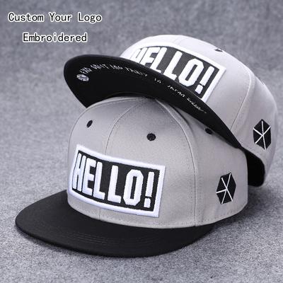 China breathable & Custom Black Waterproof 3D Logo Caps Custom Snapback Hats Snapback Hats from gorras for sale