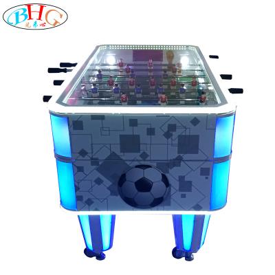 China Mini plastic+acrylic metal+acrylic metal+plastic table football/coin operated and automatic return football for club for sale