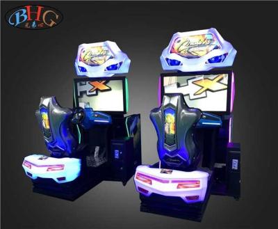 China 2018 latest 3d video game coin pusher racing car driving simulator for arcade game center W1400*D2300*H2400 mm W1400*D2300*H2400 mm for sale