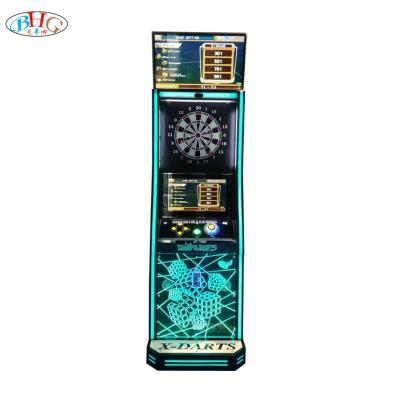 China Indoor Sports Entertainment Indoor Sports Entertainment Led Double Screen Dart Machine Colorful Coin Pusher King Dart Game Machine for sale