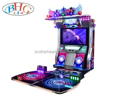 China Metal Frame Metal Sight Coin Operated Music Selling Simulator Arcade Game Dancing Machine for sale