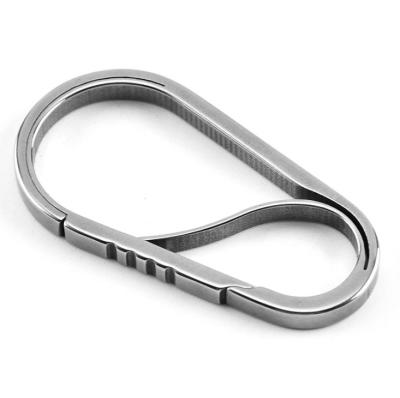 China General Titanium Material Industry General Chain Hooks Multifunctional D-Shape Main Chain Outdoor Climbing Hook for sale