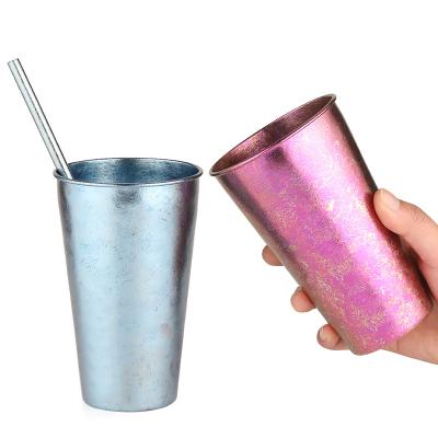 China Factory Direct Selling Convenient Pure Titanium Ultralight Outdoor Color Titanium Ice Cups For Camping for sale