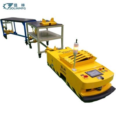 China Garment Shops Warehouse Logistics Industry Automated Vehicle Laser Robot Guided AGV Handling Trolley for sale