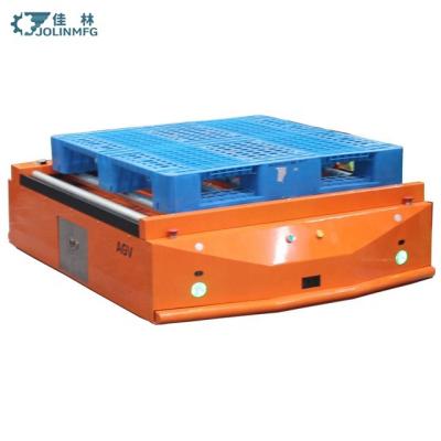 China Industrial Factory Loaded AGV Automated Guided Vehicle For Transporting Engine Or Some Special Parts Forklift AGV Robot for sale