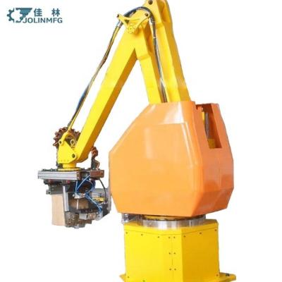 China Automatic Industrial Robotic Arm Palletizer Robot Bag Low Price Food Box Robotic Arm System for sale