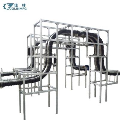 China JOLINMFG Oil Heavy Duty Clamp Bottle Carrier Automatic Air Conveyor For Regional Pet Bottle Conveyor Chain for sale