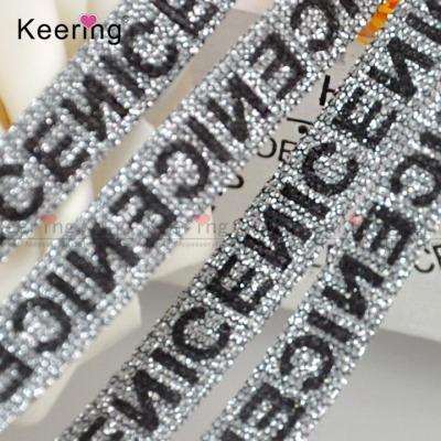 China Customized elastic printed letter webbing ribbon with lurex strap for decorating on clothing WTPF-564 for sale