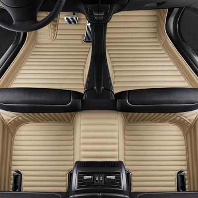 China Unique car floor protective design fashion left hand drive 4d car floor anti-slip mat for sale