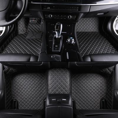 China Water Proof Customized Right Hand Drive Universal 5d Leather Car Mat for sale