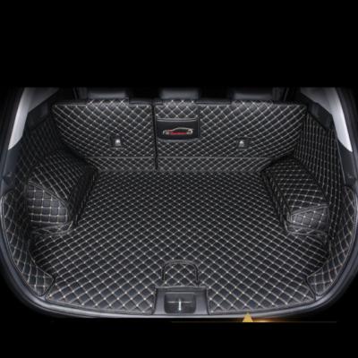 China Leatherette Accept Customized 3D 5D Universal Leather Car Trunk Mats for sale