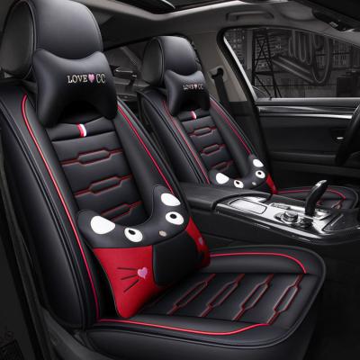 China The Seat protector and the seat cover luxury car decoration car interior accessories full set the leather seat cover for sale