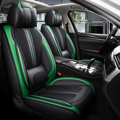 China Full Luxury Leather Car Seat Cover Universal Universal Seat Cover Cushion for sale