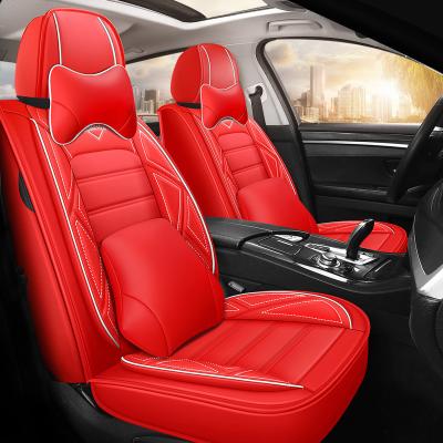 China Fashion Leather Car Seat Cover Full Set Luxury High Quality Universal Car Seat Covers Custom for sale