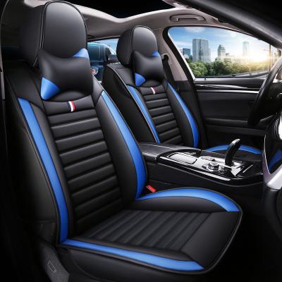 China Sports Car Seats Covers Universal 5d PU Leather Full Set Car Cushion 13pcs Car Seat Covers for sale