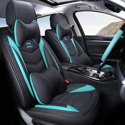 China Universal Four Seasons Front+Rear Car Seat Cover Car Saddle Cushion Seat For All Seasons Car Seat Protector for sale